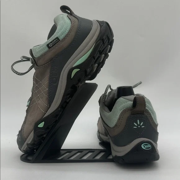 Oboz Sapphire Low B-Dry Waterproof Hiking Shoes Charcoal Beach Glass Size 7.0 - Picture 4 of 16